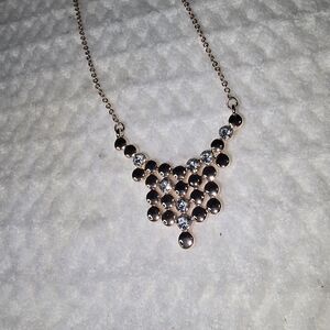 Park Lane Rose Goldtone Necklace with Crystals